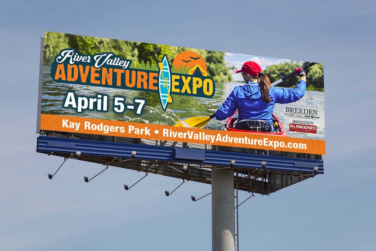 River Valley Expo billboard
